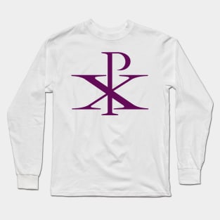 Chrismon (purple) Long Sleeve T-Shirt